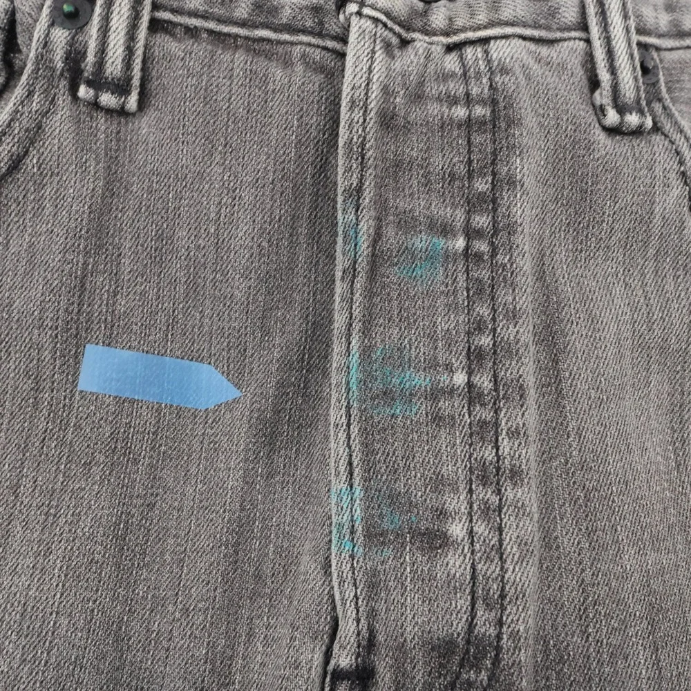 Vintage Levi's 501 Original Fit Jeans Grey Button Fly Mens 32x34 (measures 33